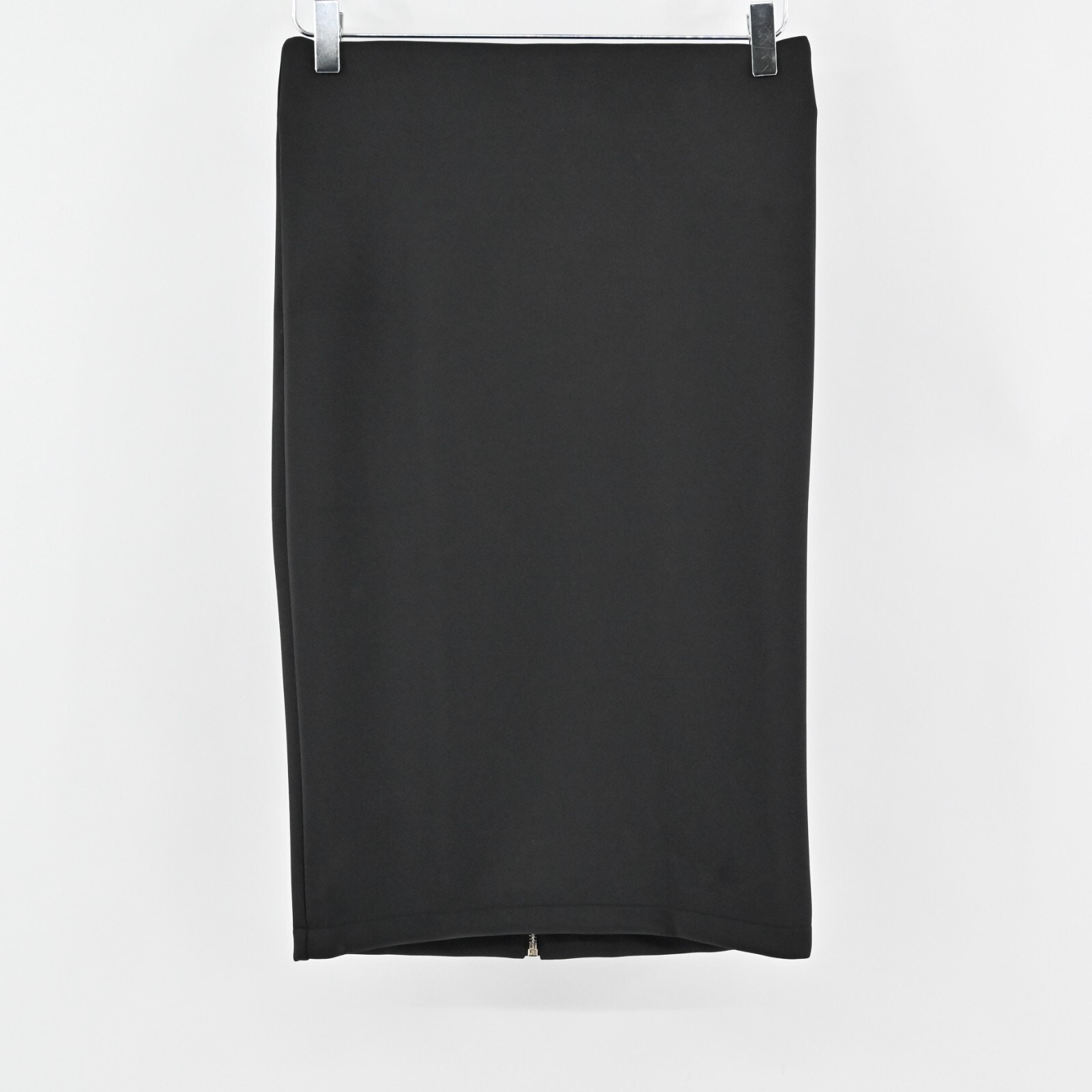 Catherine Malandrino Skirt Size 4 Black Zip Back Knee Length Pencil Corpcore
